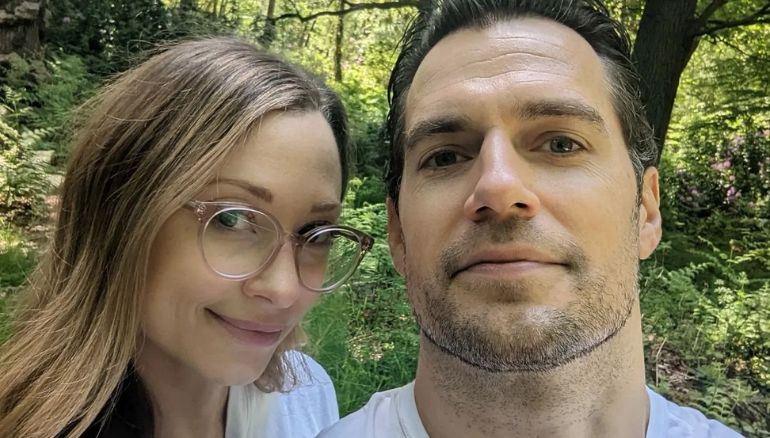 Natalie Viscuso and Henry Cavill