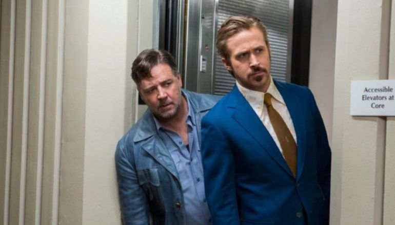 Russell Crowe and Ryan Gosling in The Nice Guys