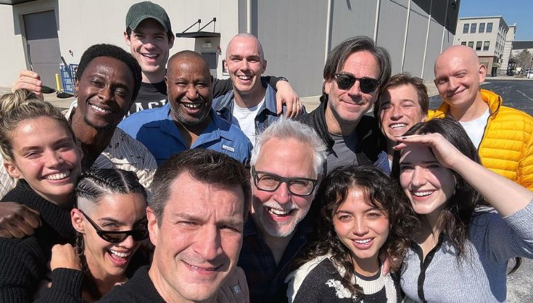 Superman Cast and director James Gunn
