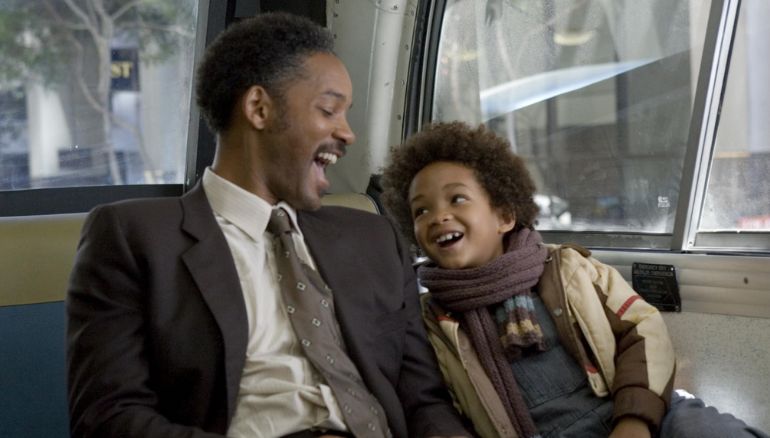 Will Smith and Jaden Smith in The Pursuit of Happyness