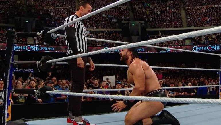 CM Punk and Drew McIntyre at Clash at the Castle 2024