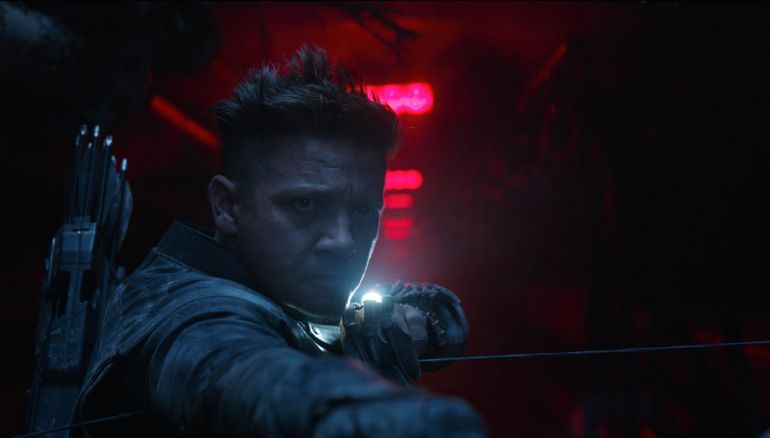 Jeremy Renner in Avengers: Endgame (2019). Image Credit: Marvel Studios