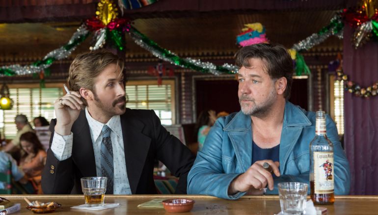 Russell Crowe and Ryan Gosling in The Nice Guys