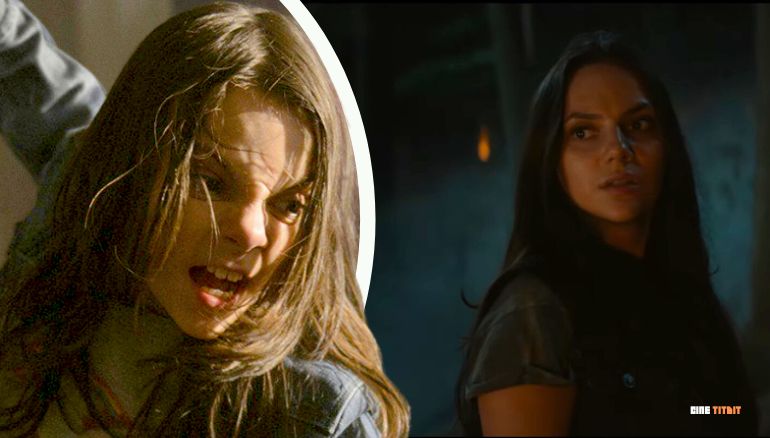 Dafne Keen as Laura in Logan and Deadpool & Wolverine