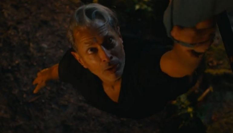 Jeff Goldblum welcomes Scarlett Johansson to Jurassic World