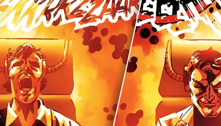Doctor Doom and Tony Stark mind swap