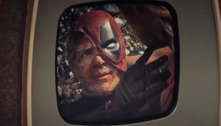 Ryan Reynolds in the Thor Crying over Deadpool scene
