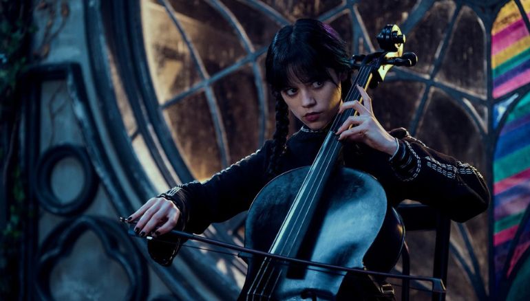 Jenna Ortega in Wednesday