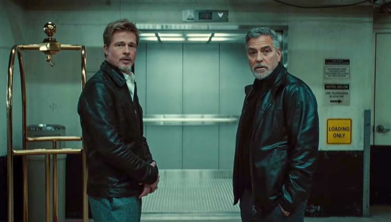 George Clooney and Brad Pitt's wolfs synopsis