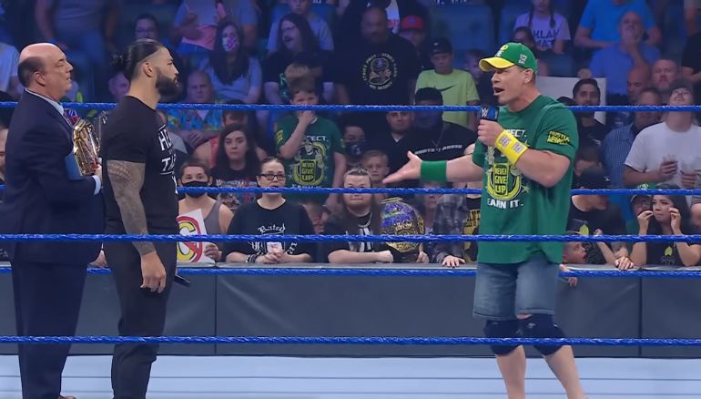 Roman Reigns acknowledges John Cena's WWE legacy