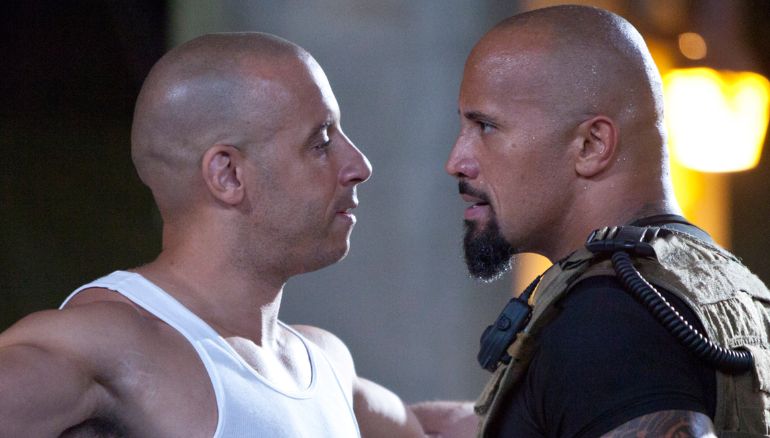Vin Diesel and Dwayne Johnson 'Fast & Furious' tension