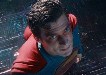 David Corenswet as Superman.