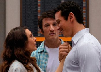 Elizabeth Olsen chooses between Miles Teller and Callum Turner in A24’s poetic afterlife drama ‘Eternity’