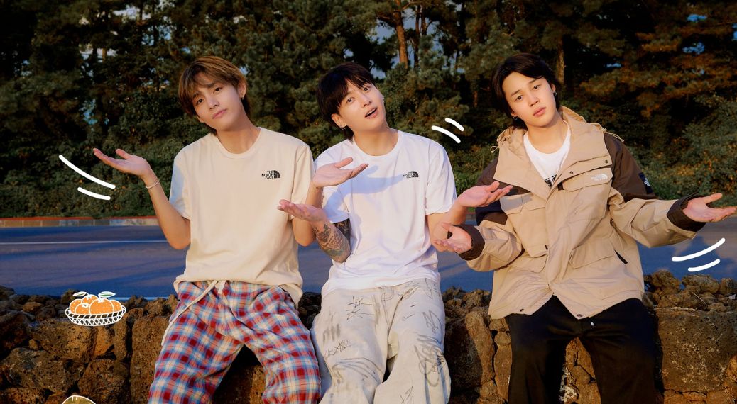 Jimin, V, and Jungkook together