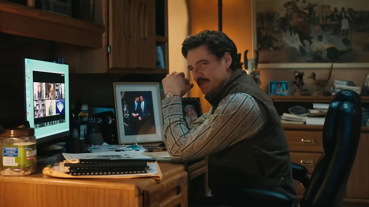 Pedro Pascal in a scene in 'Eddington'