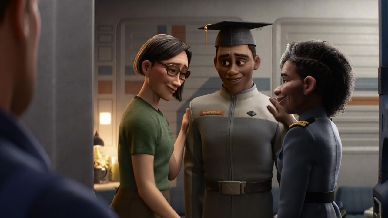 Isiah Whitlock Jr. and Uzo Aduba in Lightyear