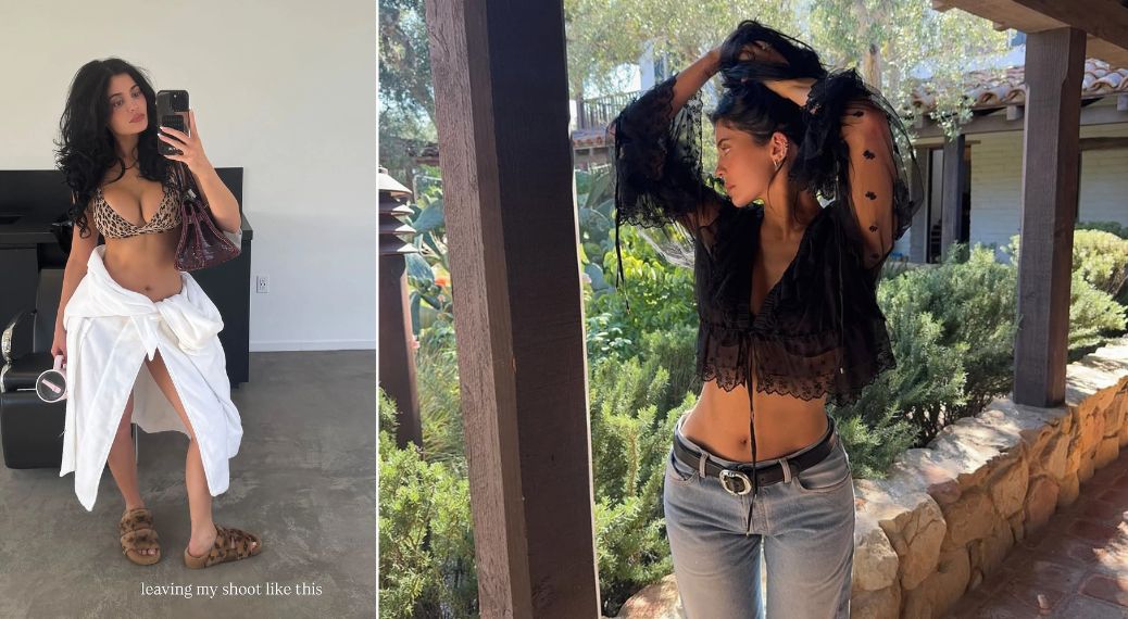Kylie Jenner flaunts toned figure