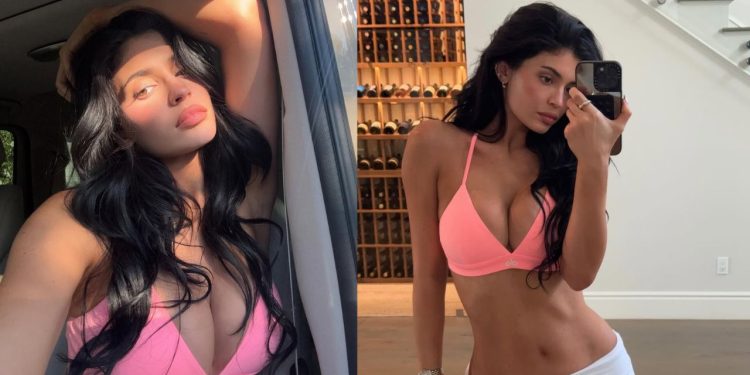 Kylie Jenner's sultry new Khy teaser in nothing but a bra and shorts goes viral
