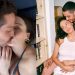 Pete Davidson kisses pregnant girlfriend Elsie Hewitt