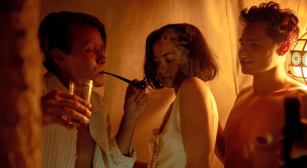 Felix Kammerer, Ana de Armas, and Toby Wallace in Eden