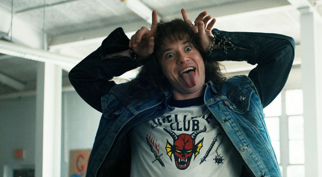Joseph Quinn as Eddie Munson on 'Stranger Things'.