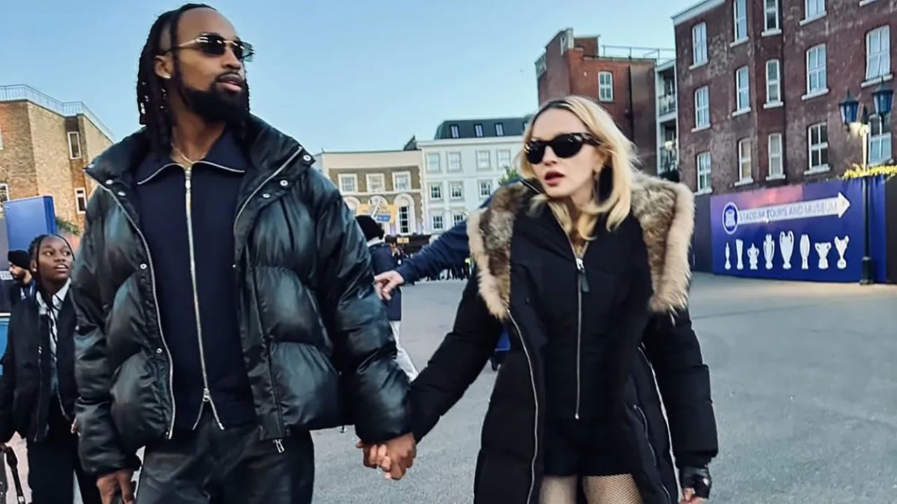 Akeem Morris and Madonna