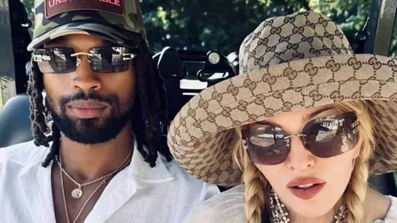 Akeem Morris and Madonna