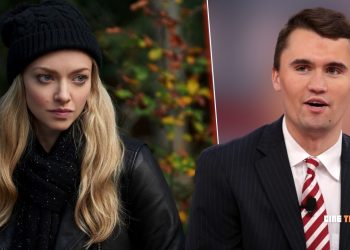 Amanda Seyfried and Charlie Kirk