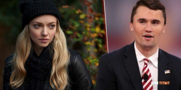 Amanda Seyfried and Charlie Kirk