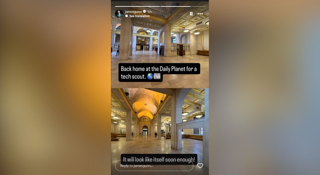 James Gunn drops Daily Planet photo