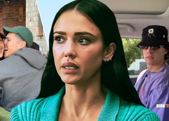 Jessica Alba, Danny Ramirez and Joe Burrow