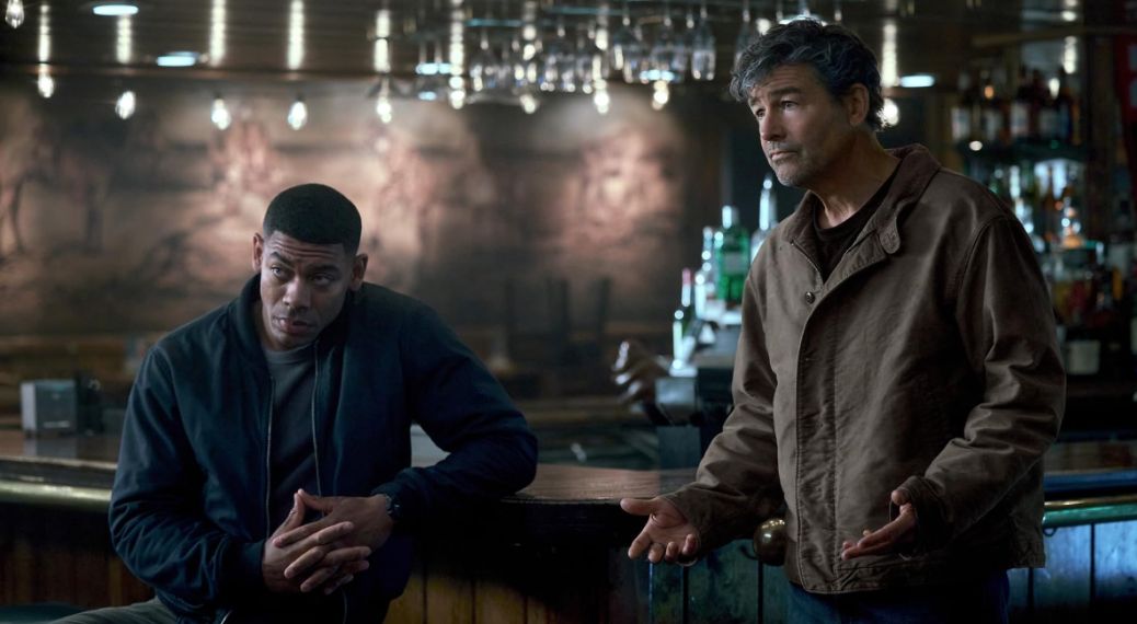 Kyle Chandler and Aaron Pierre in Lanterns