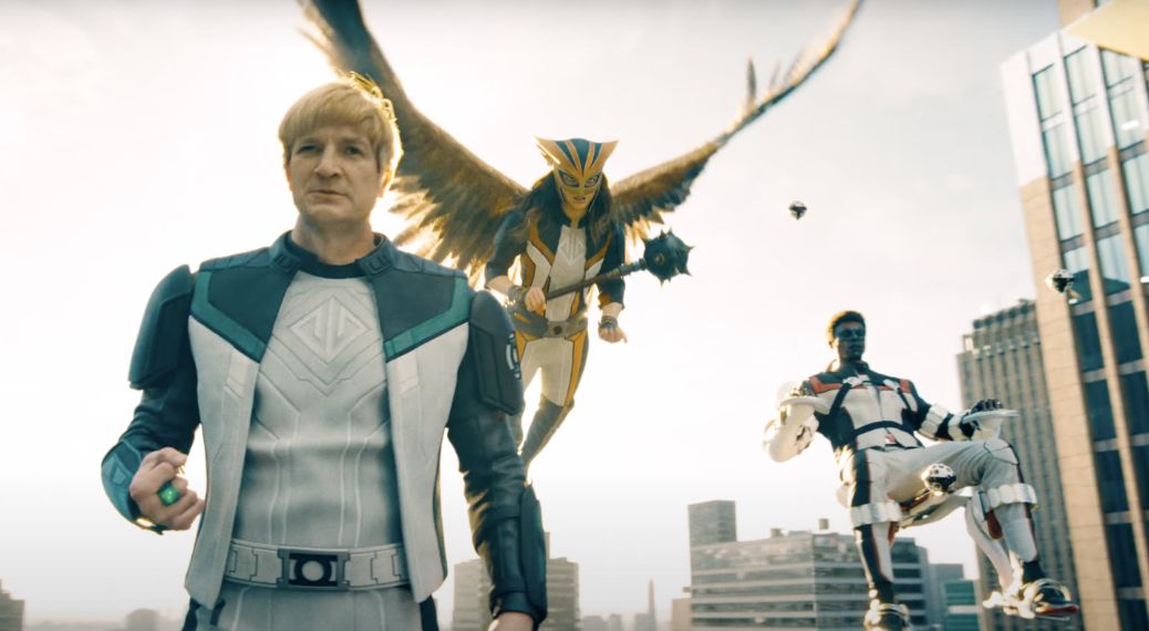 Guy Gardner, Hawkgirl and Mr. Terrific in James Gunn's Superman