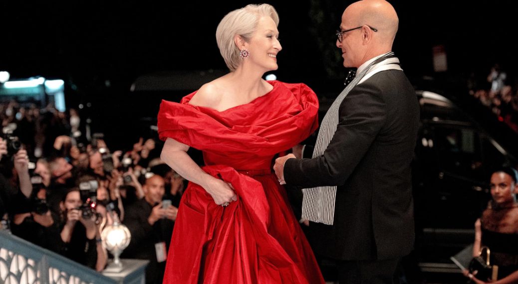 Meryl Streep and Stanley Tucci in The Devil Wears Prada 2
