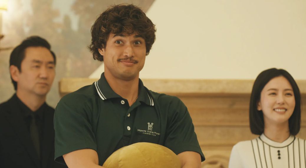 Charles Melton and Seoyeon Jang in 'Beef' season 2.