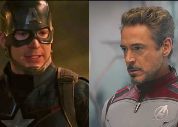 Chris Evans and Robert Downey Jr.
