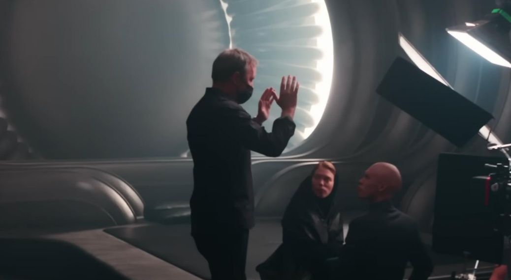 Denis Villeneuve in Dune Part Two set