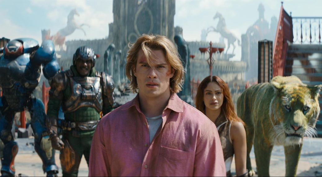 Idris Elba, Kristen Wiig, Nicholas Galitzine, and Camila Mendes in Masters of the Universe (2026)