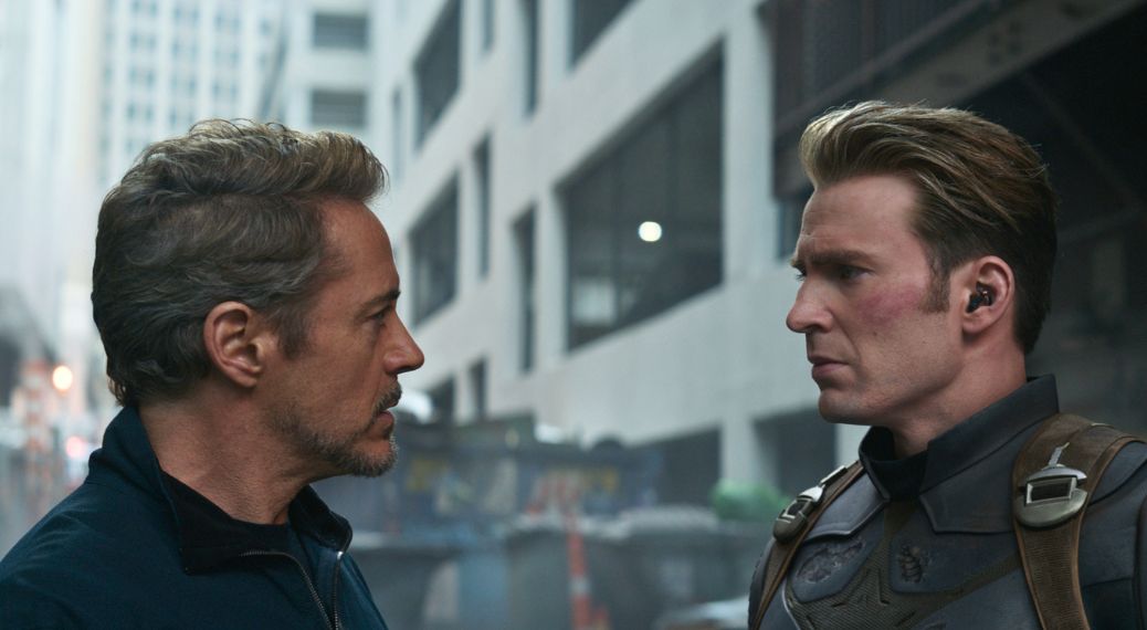 Robert Downey Jr. and Chris Evans
