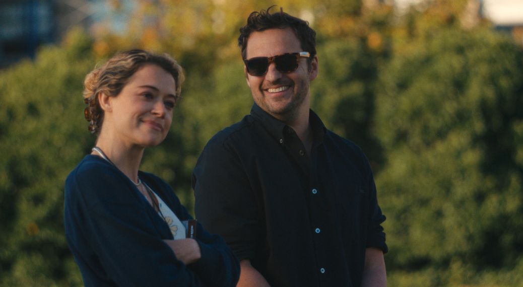 Tatiana Maslany and Jake Johnson in Maximum Pleasure Guaranteed