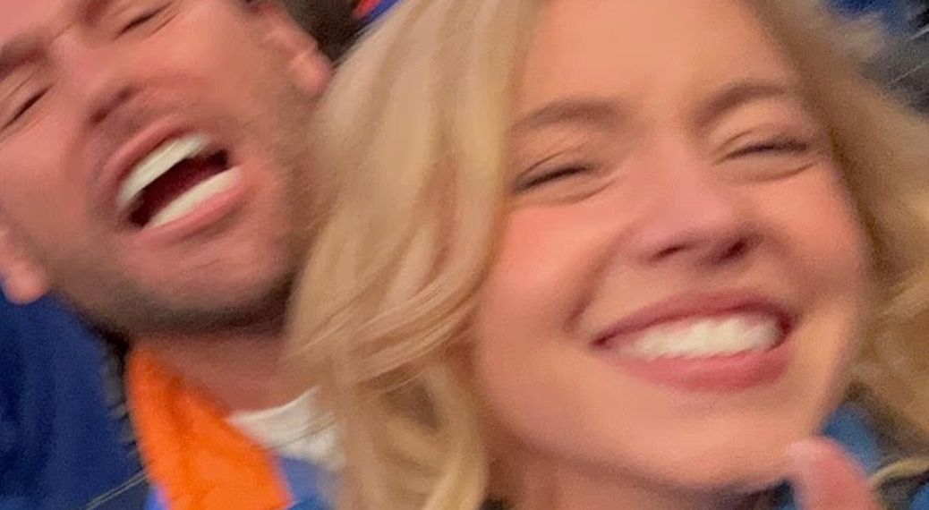 After the Knicks' big victory, Jonathan Braun shared a heartwarming video of Sydney Sweeney and his family celebrating the win with pure excitement.